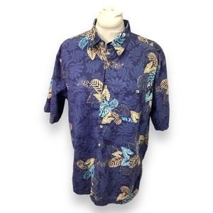 West Marine Vintage Mens Limited Edition Cotton Hawaiian Shirt, size XL